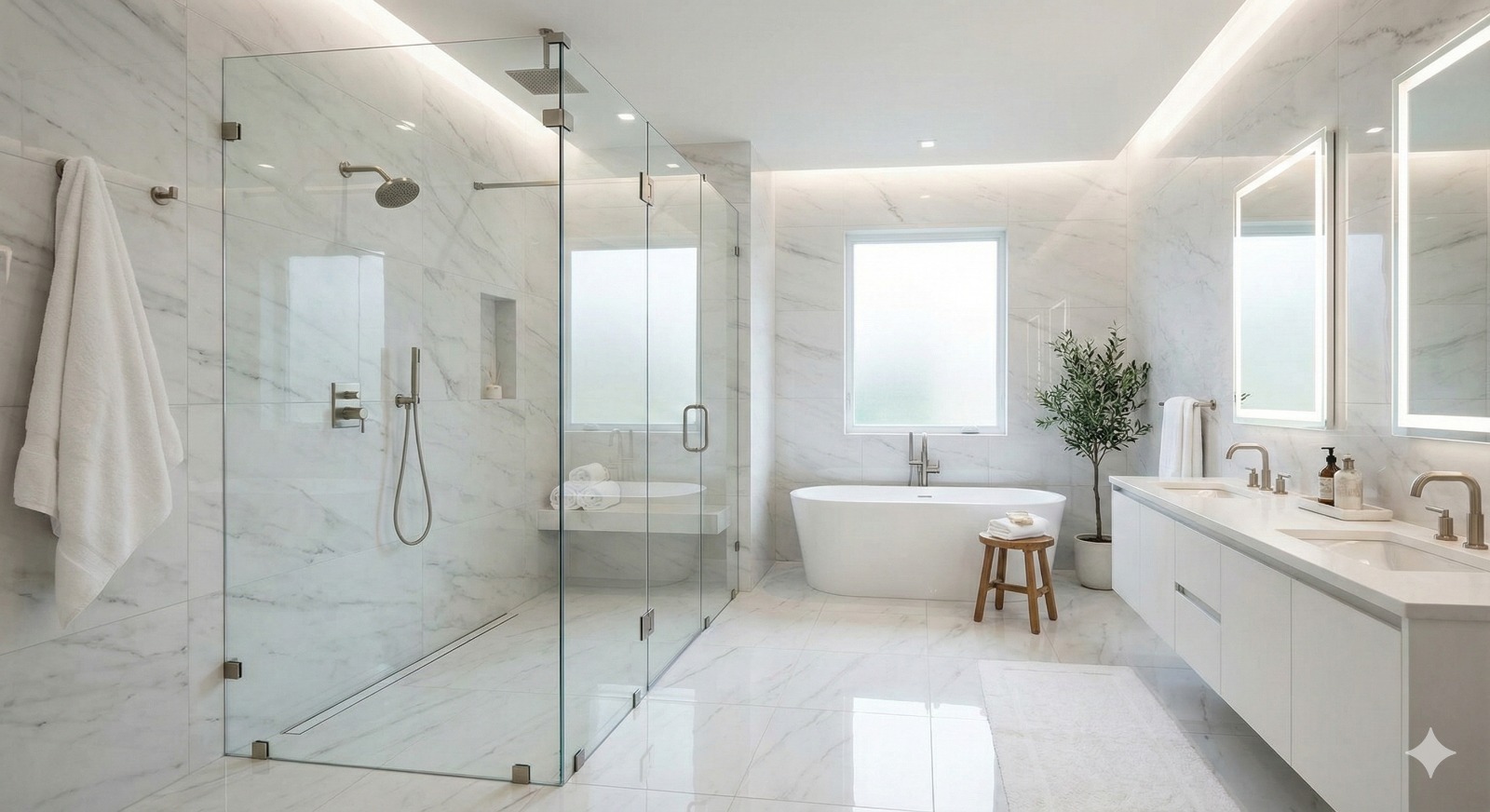 precio división de baño en vidrio templado Bogotá