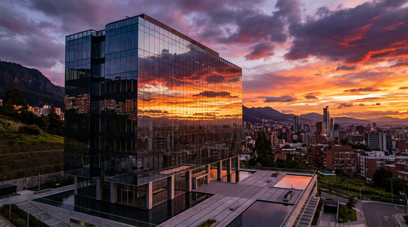 fachadas en vidrio templado Bogotá